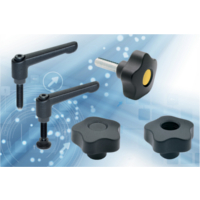 Elesa clamping lever handles and knobs include UL “V0”